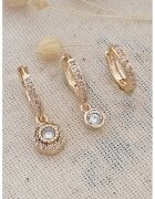 Atelier Miu Обеци с циркони