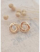Atelier Miu Обеци с усукан дизайн