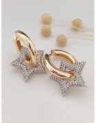 Atelier Miu Обеци тип халки със звезди