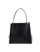 Baldinini Кожена чанта с регулируема презрамка - - 27x29x15