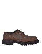 Baldinini Обувки Brogue с велур и памук
