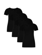 Bamboo Basics Bamboo - Домашни тениски Kate - 4 броя - Бял/Черен
