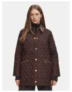 Barbour Дамско яке синтетично - кафяво - ежедневно - без качулка