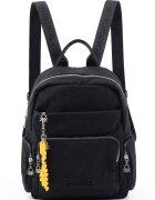 Benetton Раница с лого - Черен