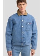 Big Star Мъжко яке - Nolan Denim 177 - деним - синьо