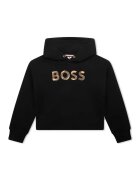 BOSS Kidswear BOSS - Худи с лого - Златист/Черен