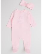 BOSS Kidswear Гащеризон тип ританки с лента за глава с панделка - 2 части