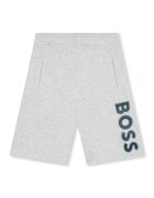 BOSS Kidswear Къс панталон с лого и джобове встрани