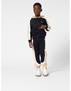 BOSS Kidswear Спортен екип с качулка и цветен блок - Черен/Бежов
