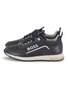BOSS Kidswear Спортни обувки с кожа