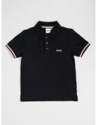 BOSS Kidswear Tениска с яка с копчета