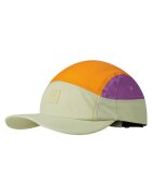 Buff Унисекс шапка 5 PANEL GO DOMUS - цвят зелен фъстък/многоцветен - размер L/XL