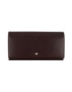 Bugatti Дамско портмоне Neaples от естествена кожа - кафяво - 491368 - 19 x 3 x 10 cm
