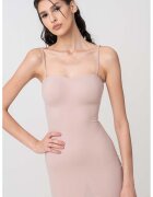 Calvin Klein Боди с оформящ ефект и отделящи се презрамки - Тъмнобежово