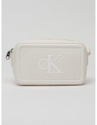 Calvin Klein Чанта през рамо от еко кожа и релефно лого