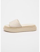Calvin Klein Чехли с равна платформа и монограм