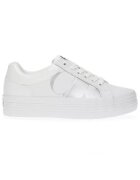 Calvin Klein Дамски кецове Bold Vulc Flat Low Lth - YW0YW01414-01V - бели