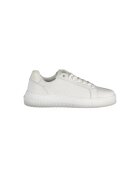 Calvin Klein Дамски спортни обувки - 50% полиестер - 50% естествена кожа - бели - YW0YW01202F