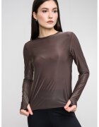 Calvin Klein Ефирна блуза с цепка за палците