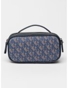 Calvin Klein Jeans Чанта с монограм с 2 отделения - Черен/Сив