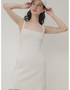 Calvin Klein Jeans Къса рокля с квадратно деколте - без ръкави