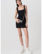 Calvin Klein Jeans Къса рокля с лен и памук