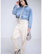 Calvin Klein Jeans Късо свободно яке от деним