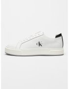 Calvin Klein Jeans Кожени спортни обувки Basket Cupsole - Черен/Бял