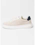 Calvin Klein Jeans Масивни велурени спортни обувки Cupsole - Светло кафяво/Мръснобял