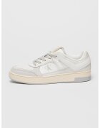 Calvin Klein Jeans Спортни обувки от кожа Basket Cup - Бял/Светло кафяво