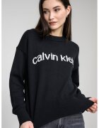 Calvin Klein Jeans Свободен пуловер с лого
