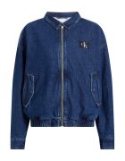 Calvin Klein Jeans Яке от деним с цип и странични джобове