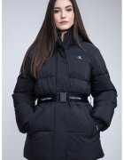 Calvin Klein Jeans Зимно яке с колан с лого