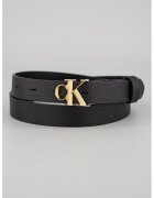 Calvin Klein Кожен скини колан с метално лого