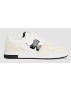 Calvin Klein Мъжки спортни обувки Basket Cupsole Low Lth - YM0YM00933-01W - бели