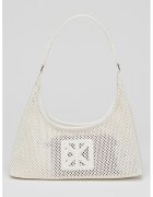 Calvin Klein Мрежеста чанта за рамо с ажур