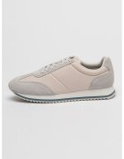Calvin Klein Ниски спортни обувки от кожа - Светлосив - Мръснобял - 40