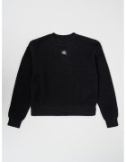 Calvin Klein Памучен пуловер с овално деколте и пришито лого