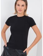 Calvin Klein Памучна тениска с овално деколте