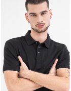 Calvin Klein Слим памучна тениска с яка