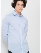 Calvin Klein Слим риза с релеф