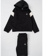 Calvin Klein Спортен екип с памук с цветен блок - Черен/Светло бежово