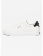 Calvin Klein Спортни обувки от кожа и еко кожа - Черен/Бял