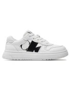 Calvin Klein Спортни обувки за момичета - ниски кецове с връзки - V3X9-80867-1355100 - Бели