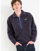 Calvin Klein Суитшърт Sherpa с къс цип