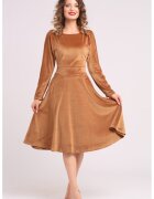 CAMISSI Кафифена рокля с джобове