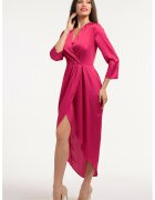 CAMISSI Сатинирана рокля с шпиц
