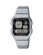 Casio Часовник Vintage Edgy 807463786 - Сребрист