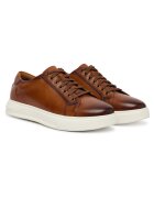 Clarks Мъжки кецове - естествена кожа - кафяви - синтетичен материал