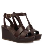Clarks Сандали кафяви естествена кожа